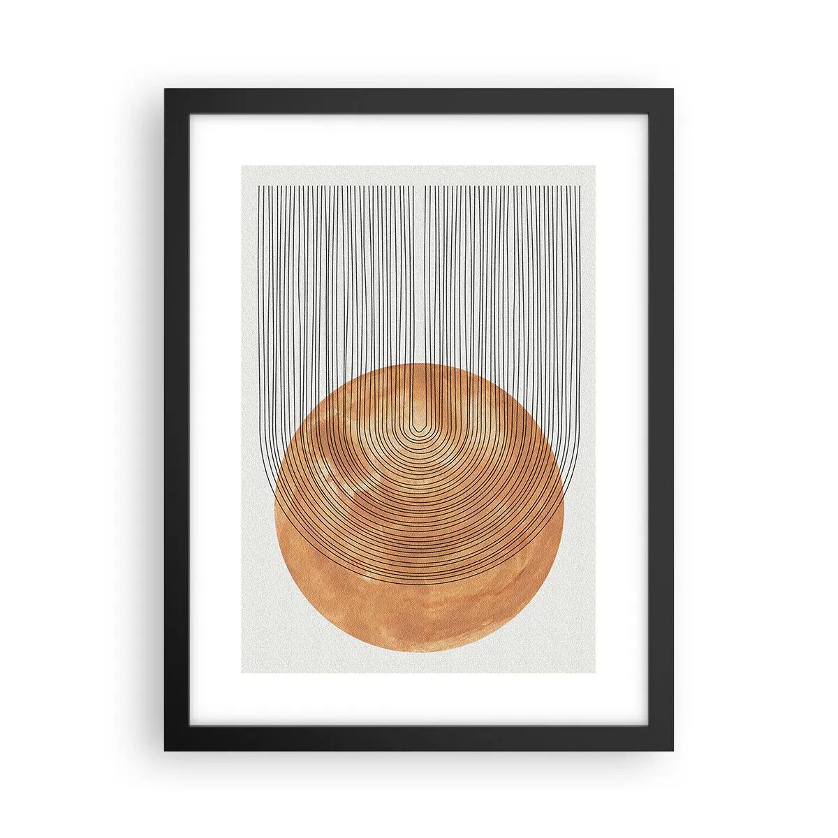 Plakát v černém rámu - Slunečná kompozice - 30x40 cm