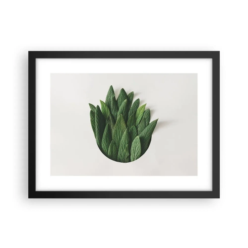 Plakát v černém rámu - Neukojitelná zvědavost - 40x30 cm