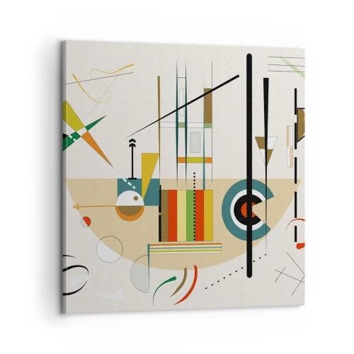 Obraz na plátně - A svět se směje - 60x60 cm