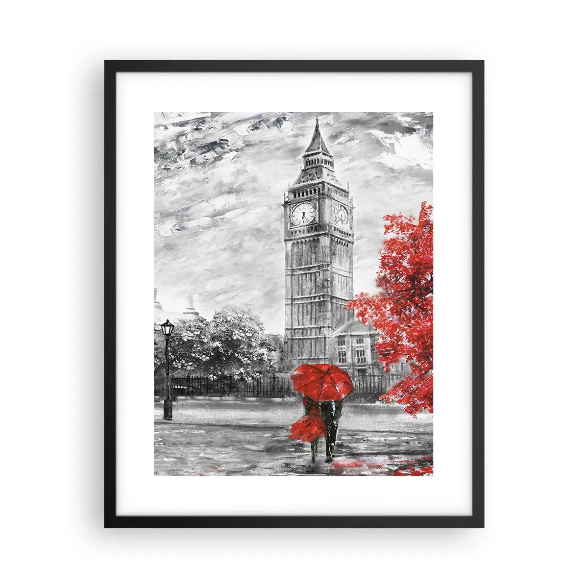 Plakát v černém rámu - Vzrušující den - 40x50 cm