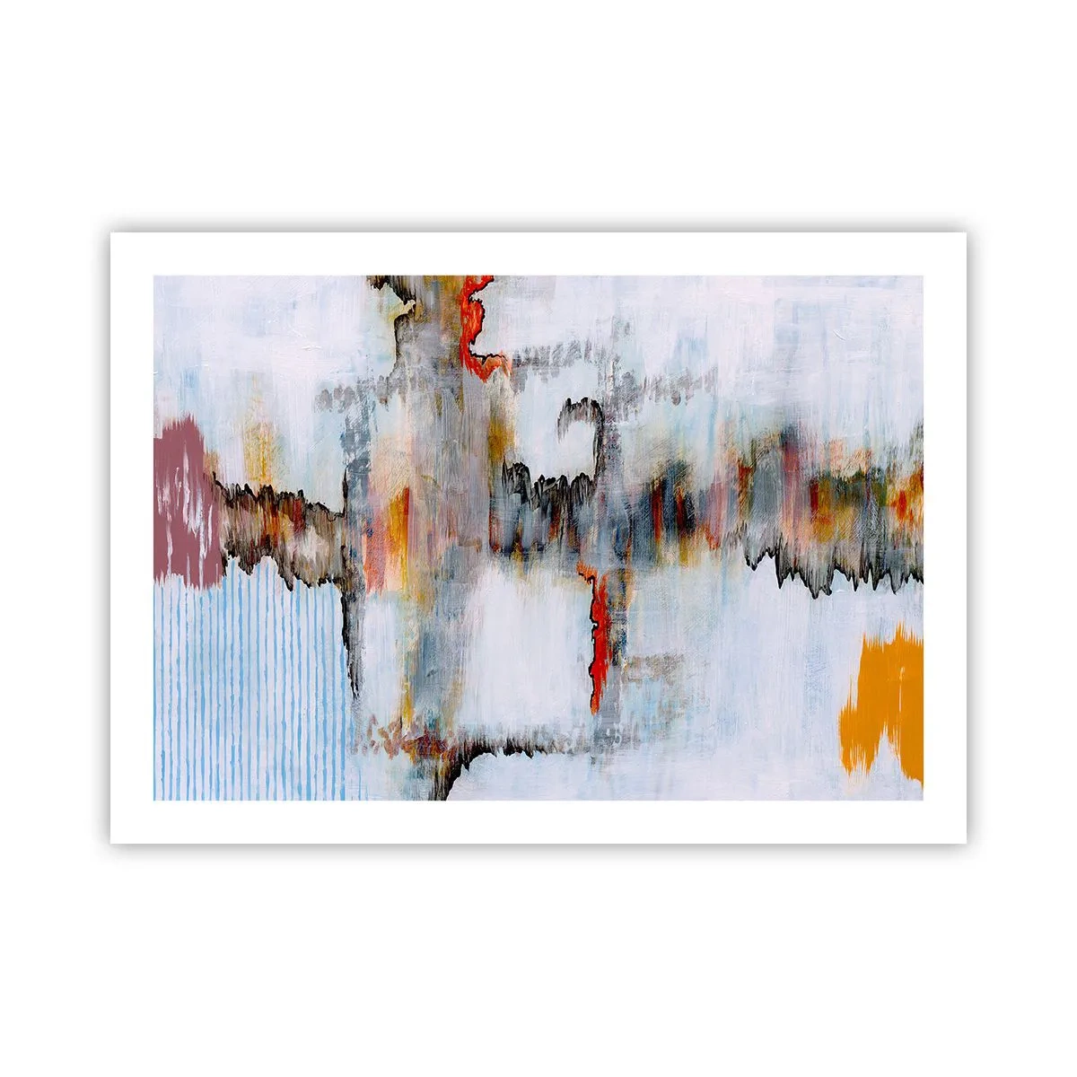 Plakát - Klackem po vodě - 70x50 cm
