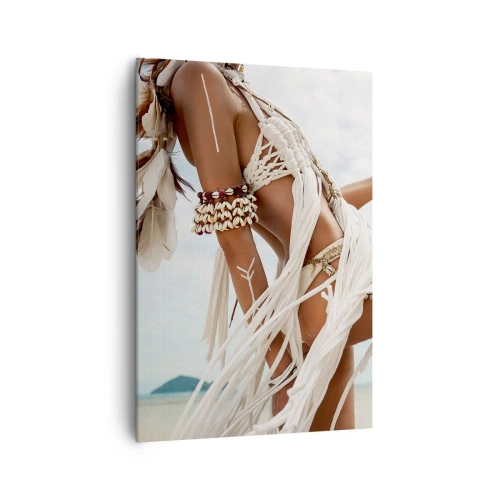 Obraz na plátně - Kněžka slunce - 70x100 cm