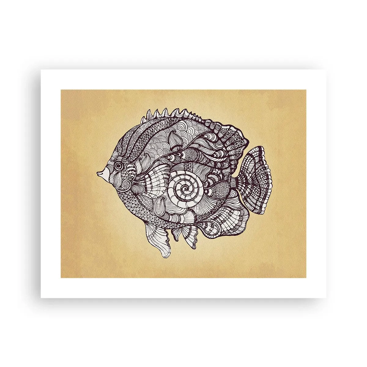 Plakát - Z oceánu ornamentů - 50x40 cm