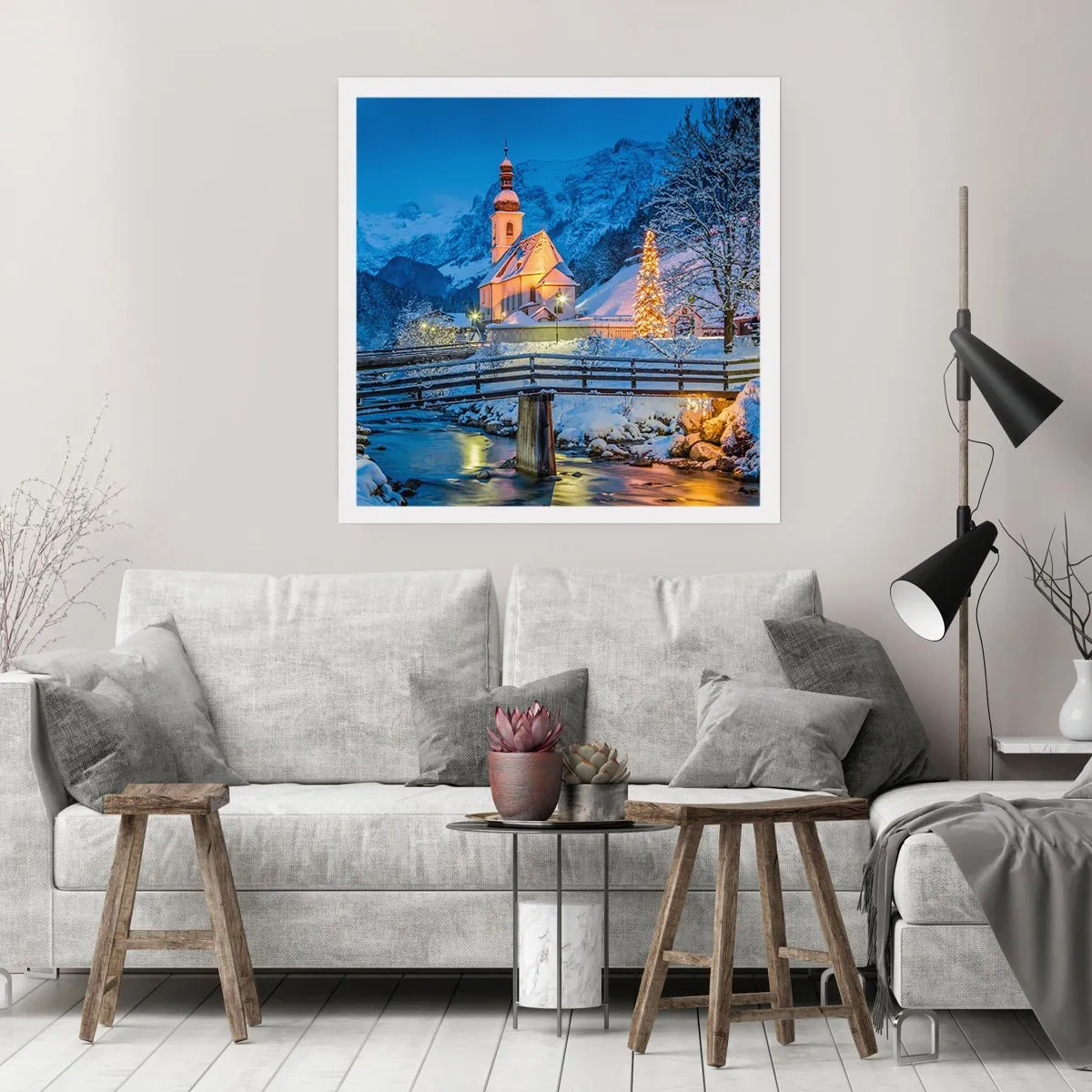 Plakát - Duch Vánoc - 50x50 cm