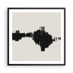 Plakát v černém rámu - Vibrace představivosti - 60x60 cm