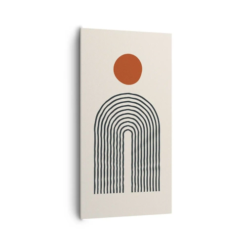 Obraz na plátně - Magnetismus tvarů a barev - 65x120 cm