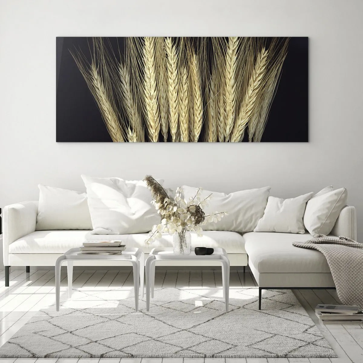 Obraz na skle - Rustikální magie - 100x40 cm