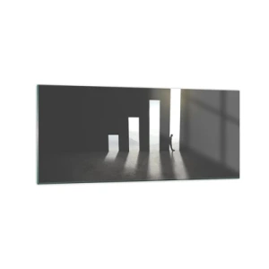 Obraz na skle - Úspěch – imprese - 120x50 cm