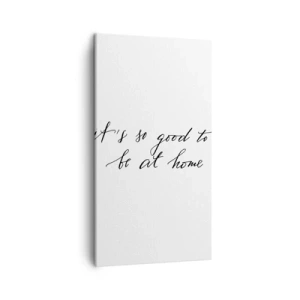 Obraz na plátně - Celá pravda - 45x80 cm