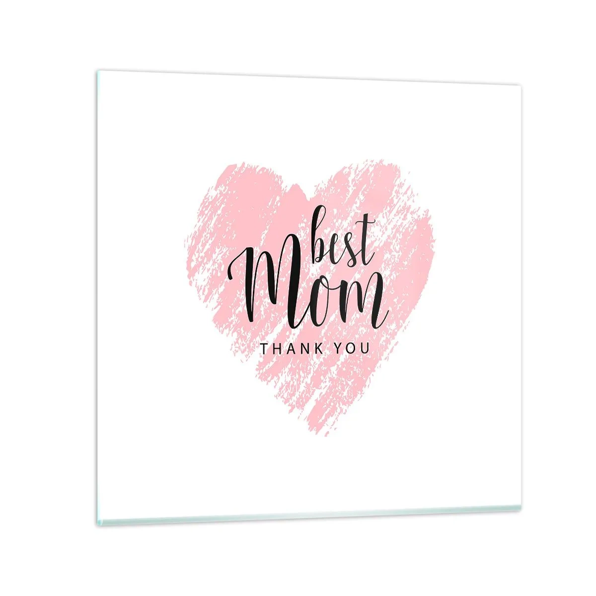 Obraz na skle - Vždy pravá chvíle - 50x50 cm