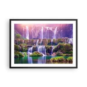 Plakát v černém rámu - Schody do nebe - 70x50 cm