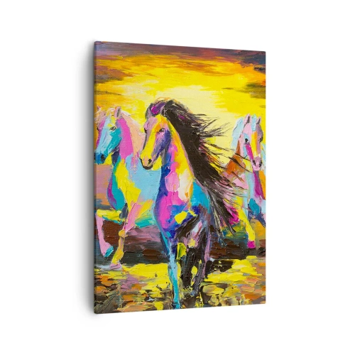 Obraz na plátně - Ponořené do duhy - 50x70 cm