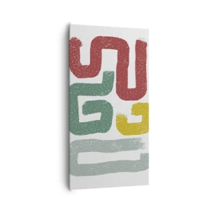 Obraz na plátně - V neznámém jazyce - 65x120 cm