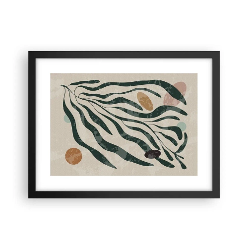 Plakát v černém rámu - Uprostřed zeleně - 40x30 cm