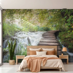 Fototapeta Standard Eco - Voda není vůbec tichá - Krajina, Chorvatsko, Příroda - 150x105 cm