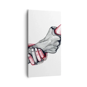 Obraz na plátně - Jste v dobrých rukou - 55x100 cm