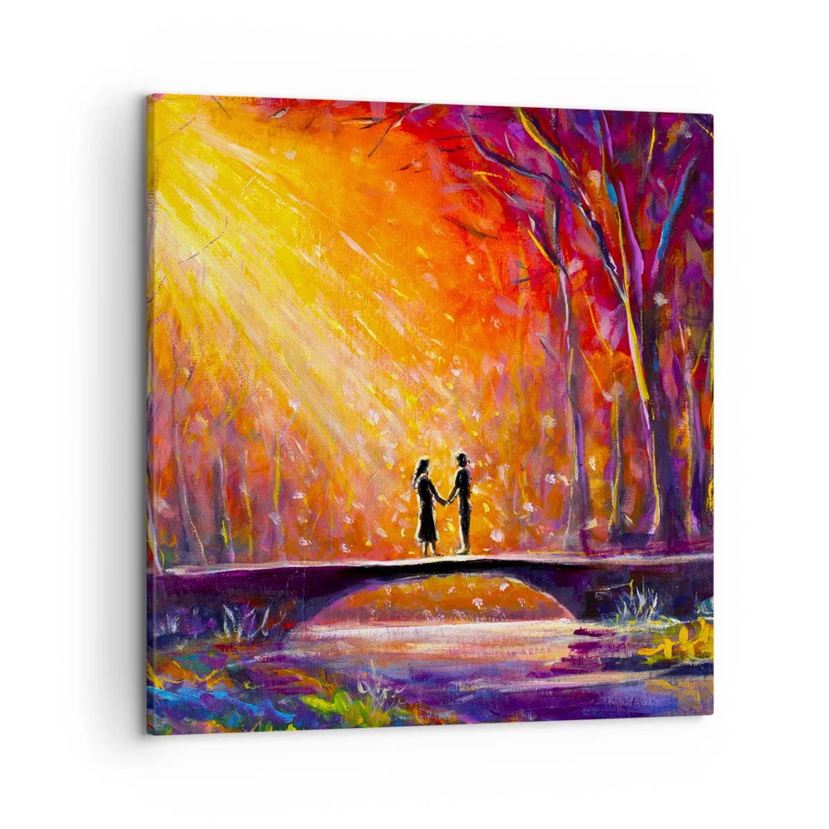 Obraz na plátně - Nebe je taky miluje - 50x50 cm