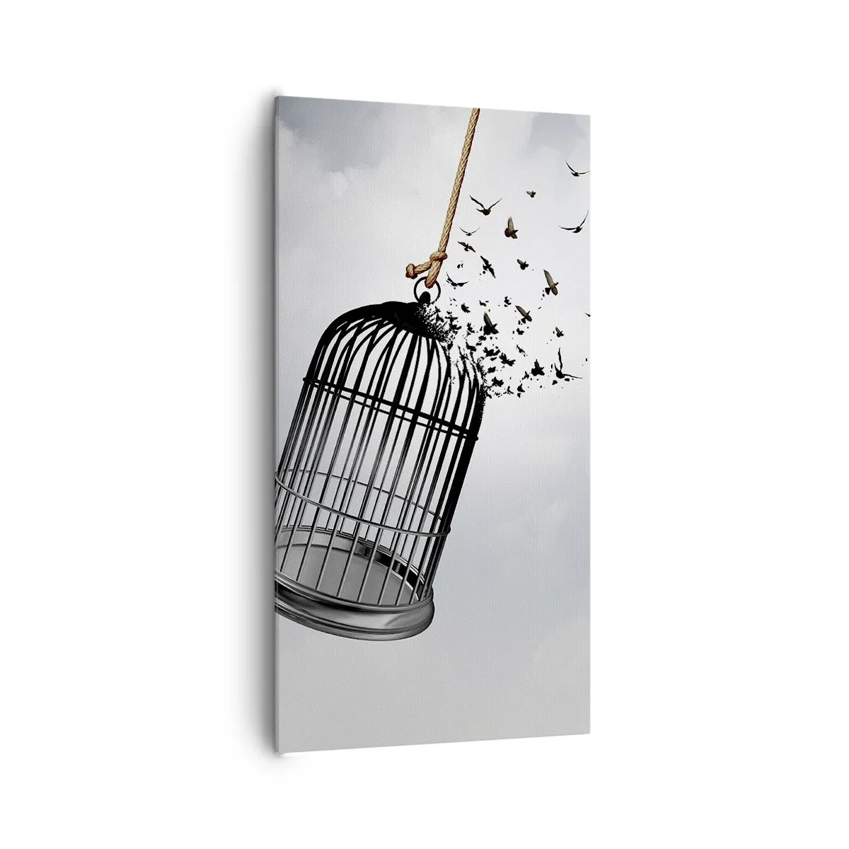 Obraz na plátně - Víra… naděje… svoboda! - 65x120 cm