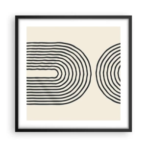 Plakát v černém rámu - Již brzy… - 50x50 cm