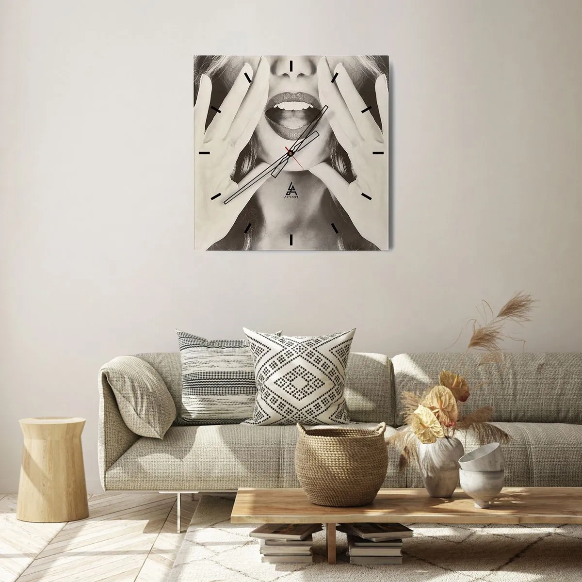 Nástěnné hodiny - Už jdu! - 40x40 cm