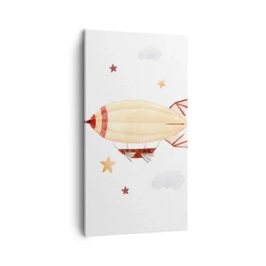 Obraz na plátně - Vzducholoď - 45x80 cm