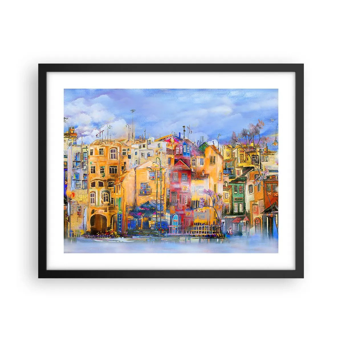 Plakát v černém rámu - Jsme spolu - 50x40 cm