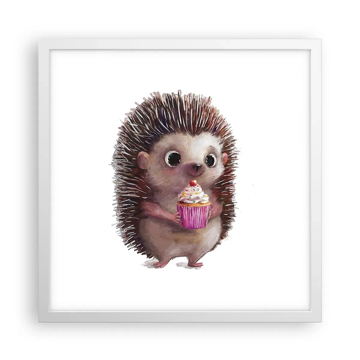 Plakát v bílém rámu - Oslava je každý den - 40x40 cm