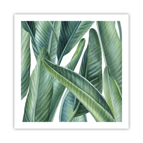 Plakát - Prostě zelená - 60x60 cm