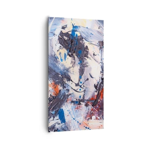 Obraz na plátně - Bláznivý tanec abstrakce - 65x120 cm