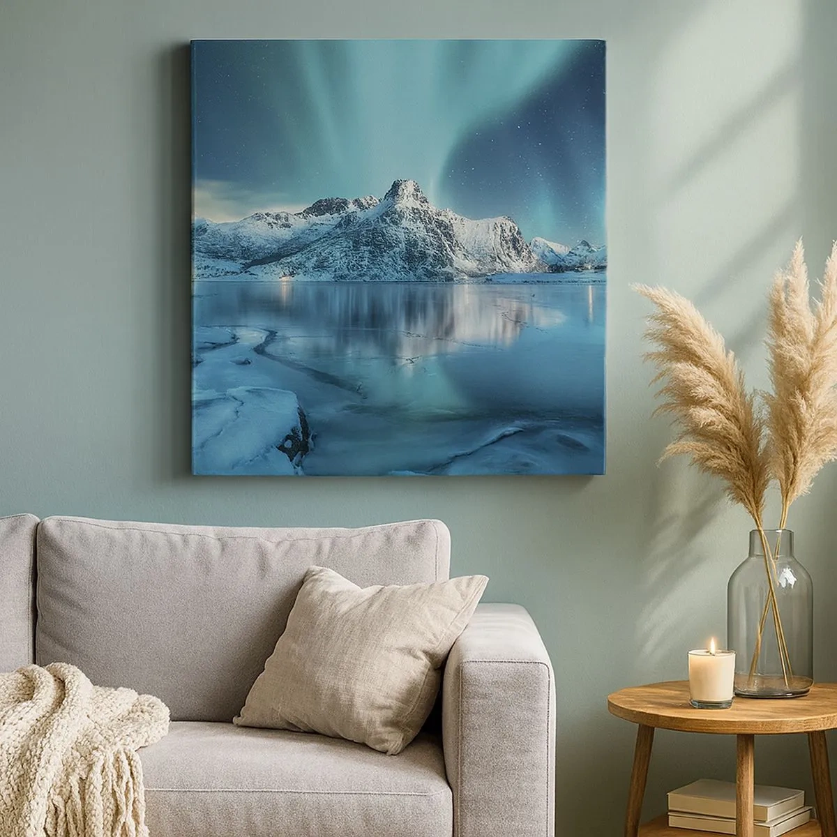 Obraz na plátně - Noc plná světla - 30x30 cm