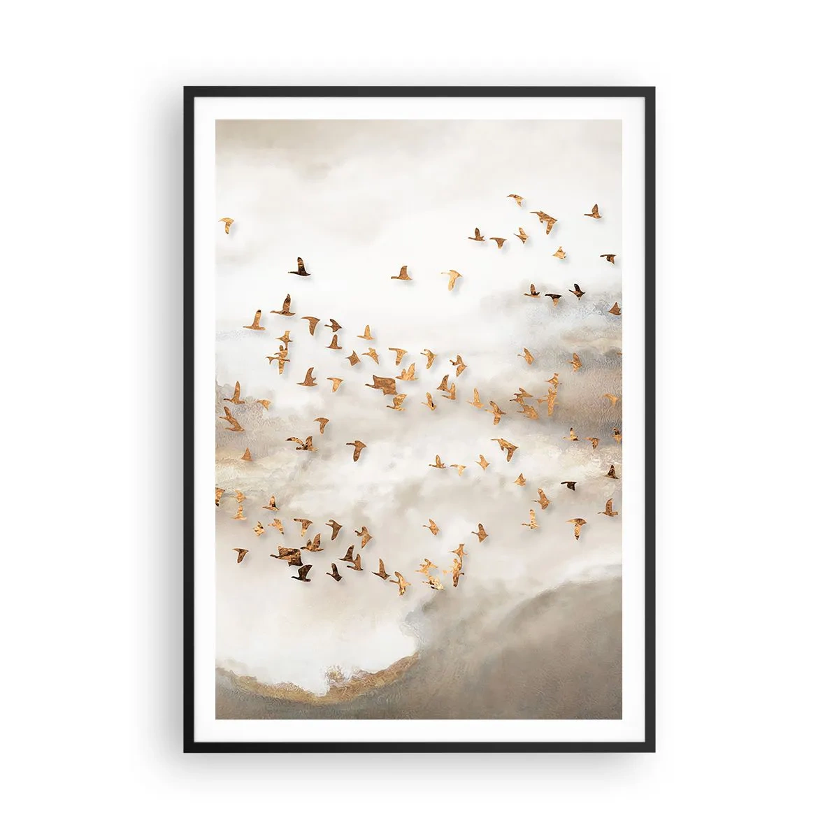 Plakát v černém rámu - Je čas… - 70x100 cm