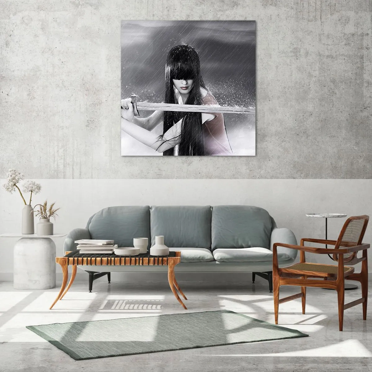 Obraz na skle - Krásná a nebezpečná - 70x70 cm