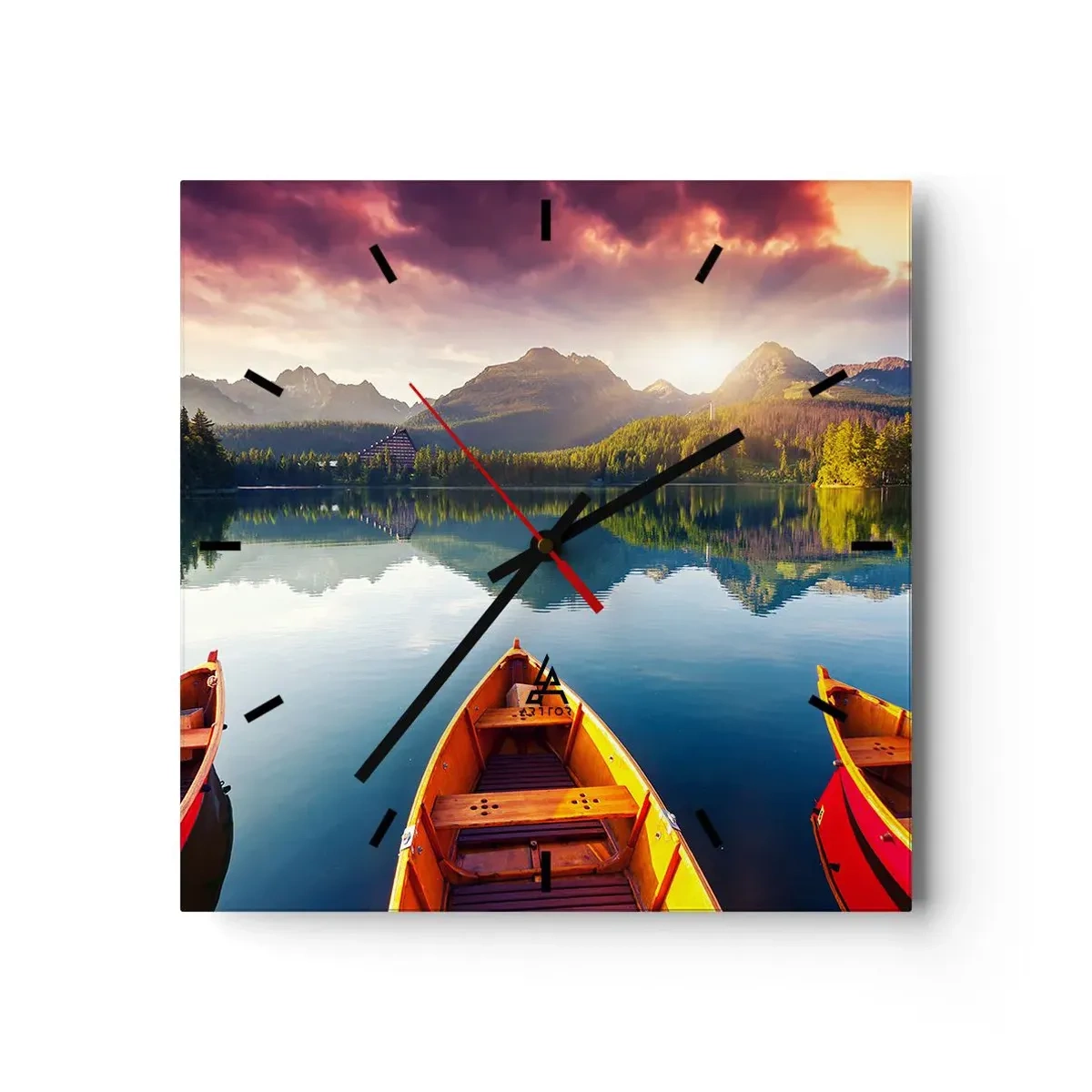 Nástěnné hodiny - Nic proti přírodě - 40x40 cm