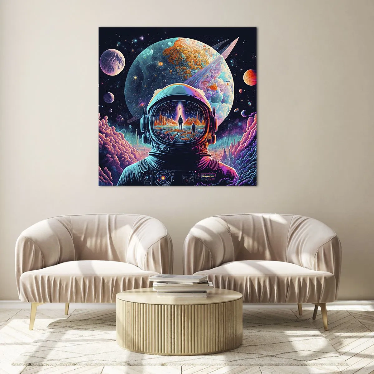 Obraz na skle - Filosofům se to ani nesnilo - 60x60 cm