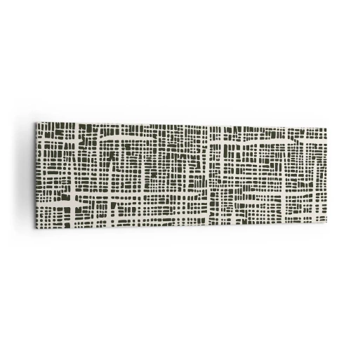 Obraz na plátně - Tkaná kompozice - 160x50 cm