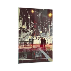 Obraz na skle - Velkoměstská doprava - 80x120 cm