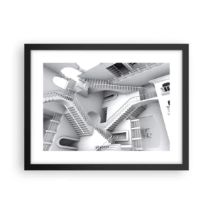 Plakát v černém rámu - Paradoxy prostoru - 40x30 cm