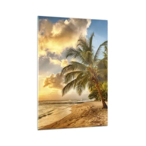 Obraz na skle - Věčné léto, vždy prázdniny - 70x100 cm