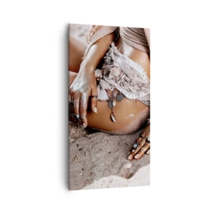 Obraz na plátně - Vyplavena na břeh? - 55x100 cm