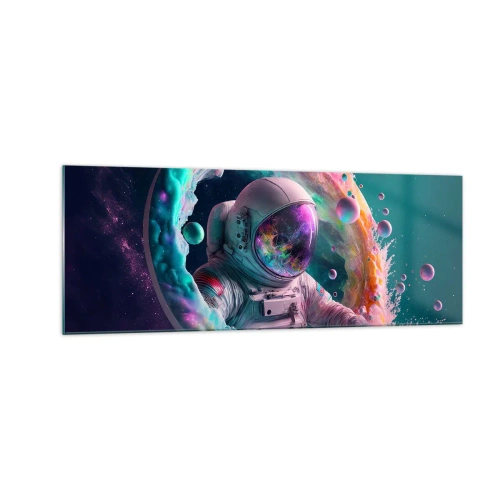 Obraz na skle - Hvězdná brána - 140x50 cm