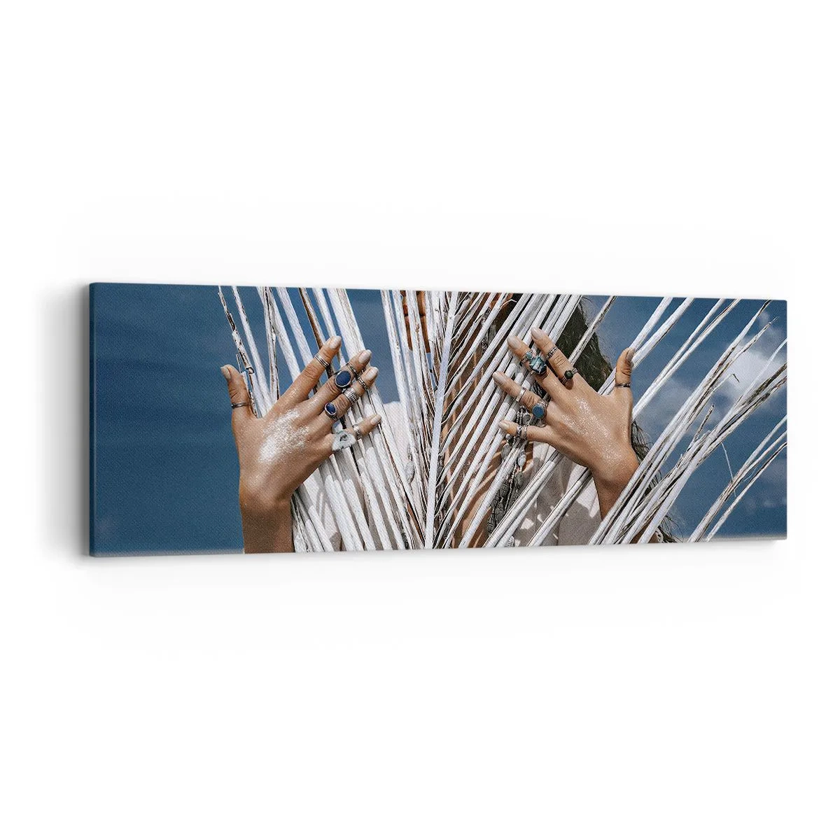 Obraz na plátně - Šamanová holka? - 90x30 cm