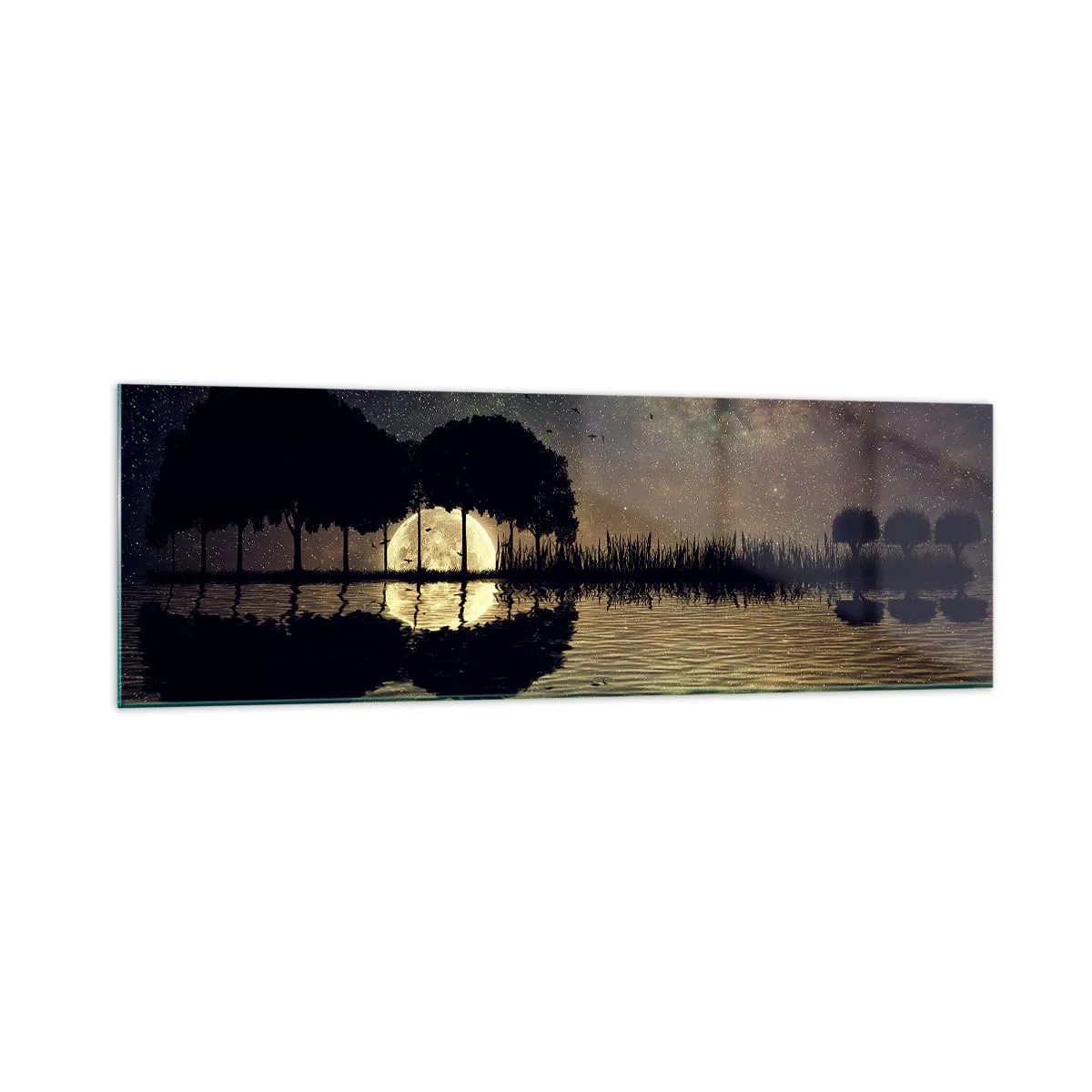Obraz na skle - Noc na konci světa - 160x50 cm