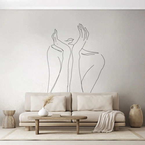 Fototapeta Premium Sand - O čem sní dívky - Žena, Grafika, Kus - 100x70 cm