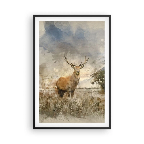 Plakát v černém rámu - Důstojnost - síla - majestátnost - 61x91 cm