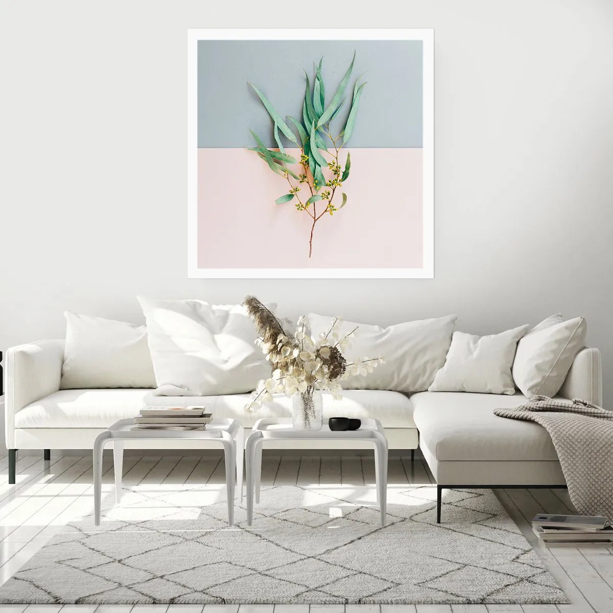 Plakát - Pastelová jemnost - 40x40 cm