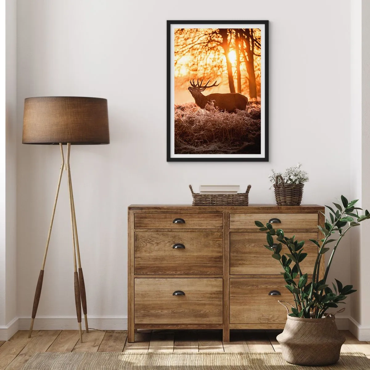 Plakát v černém rámu - Sen myslivce - 70x100 cm