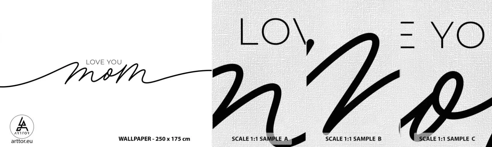 Vzor Fototapety Premium Canvas - Velké emoce - Typografie, Afirmace, Maxim - 100x30 cm