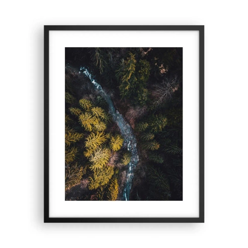 Plakát v černém rámu - Rychle, stále rychleji - 40x50 cm