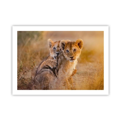 Plakát - Nevyrušovat! Hrajme si - 70x50 cm