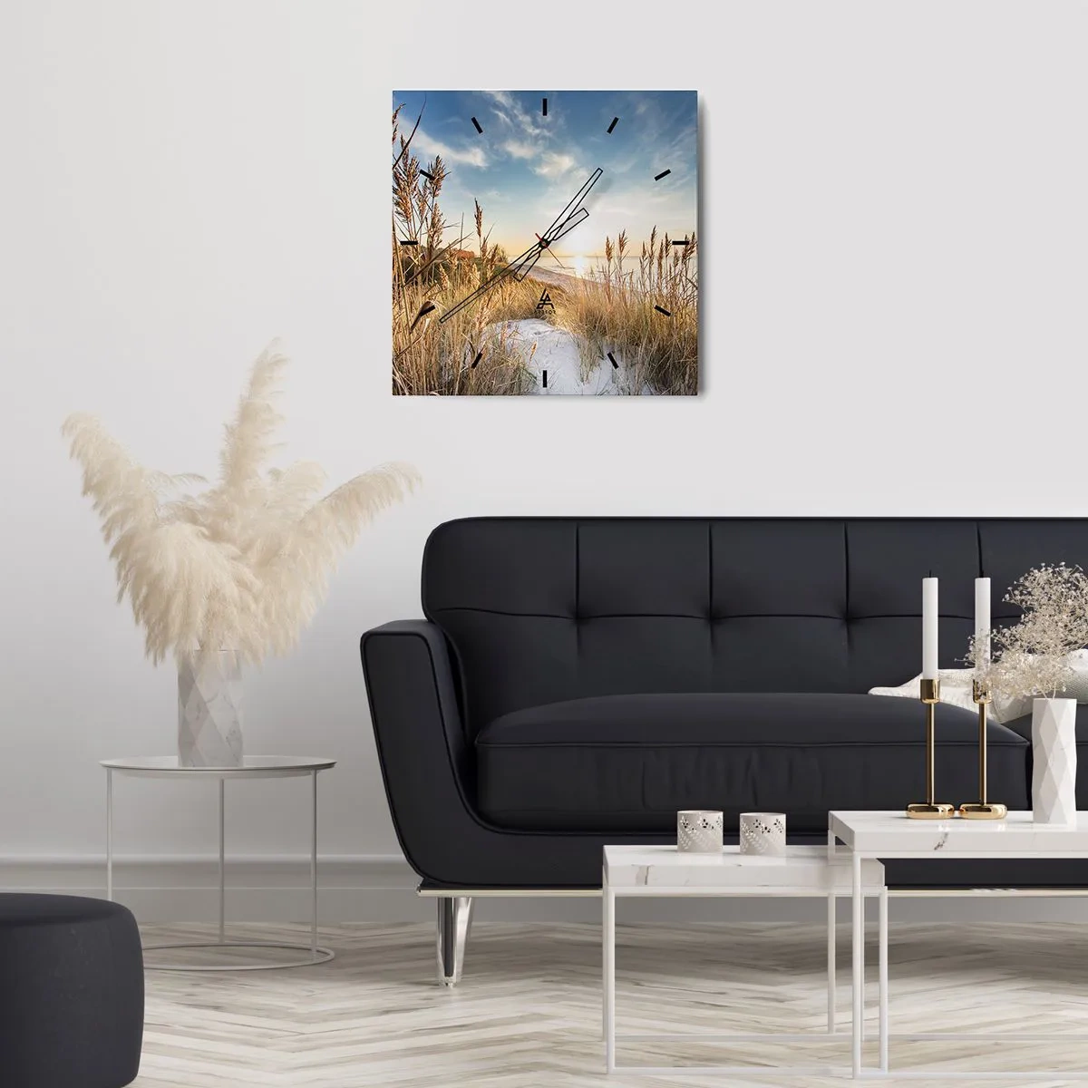 Nástěnné hodiny - Severní pláž - 30x30 cm